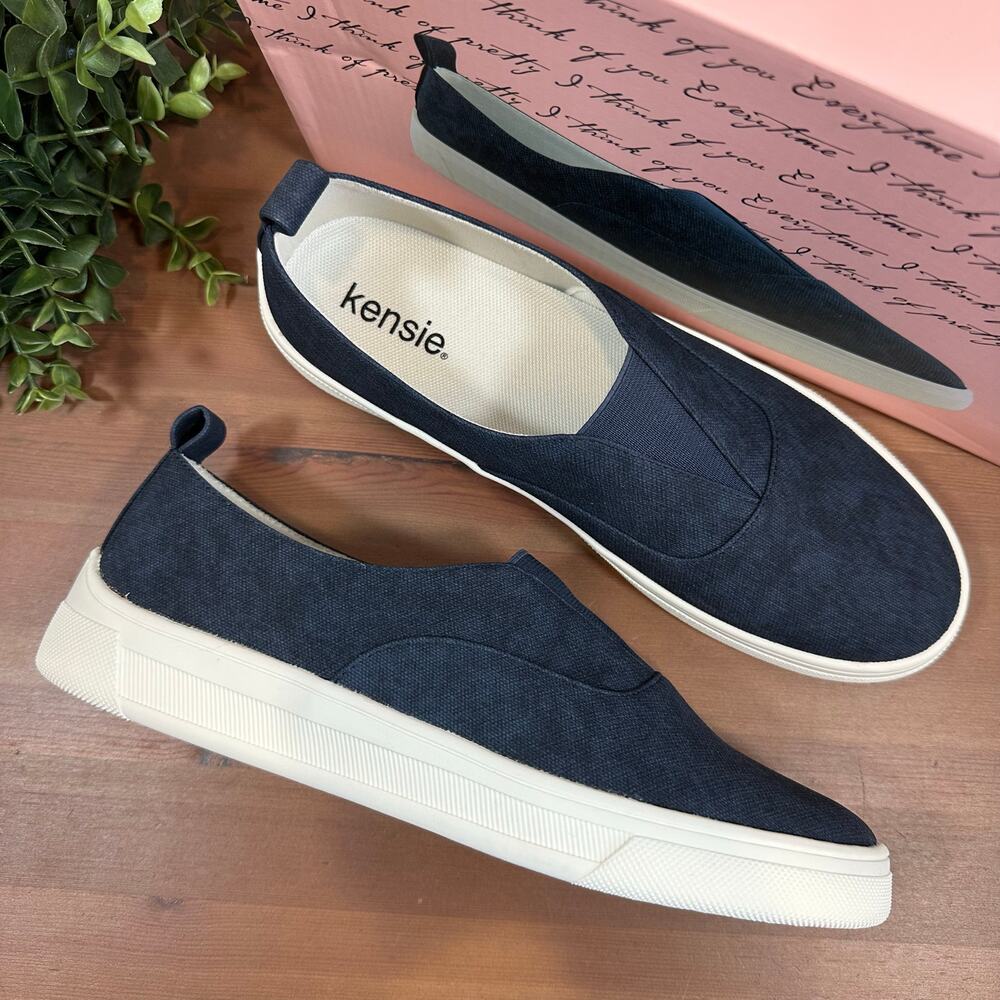 Kensie Women's Salia Slip On Shoes Navy Size 9